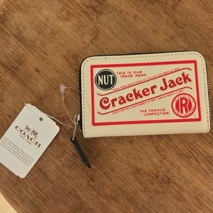 Coach Cracker Jack credit card holder zip around